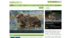 Desktop Screenshot of naturepl.com